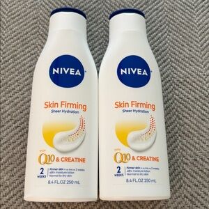 Nivea Skin Firming Sheer Hydration Lotion Bundle NWT